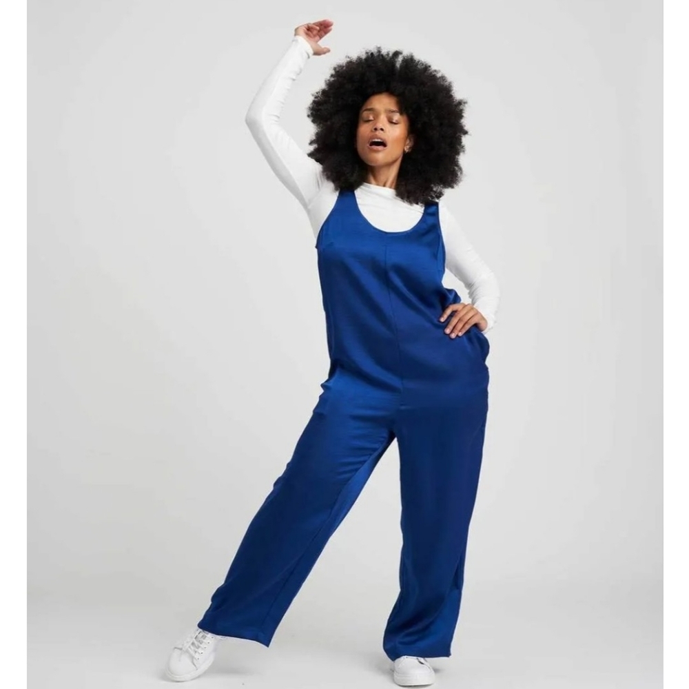 Satin Jump Suit - Picture 1 of 2